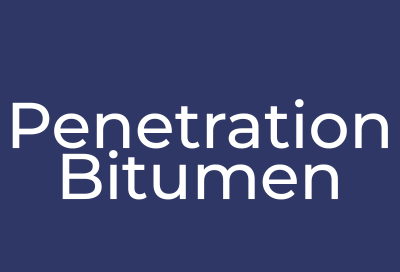 Penetration Grade Bitumen